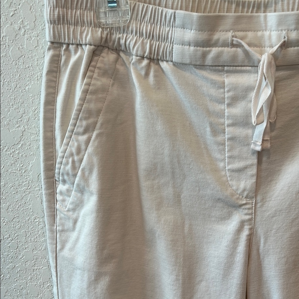 Talbots White Chinos Relaxed Fit Cotton Blend - Picture 6 of 11